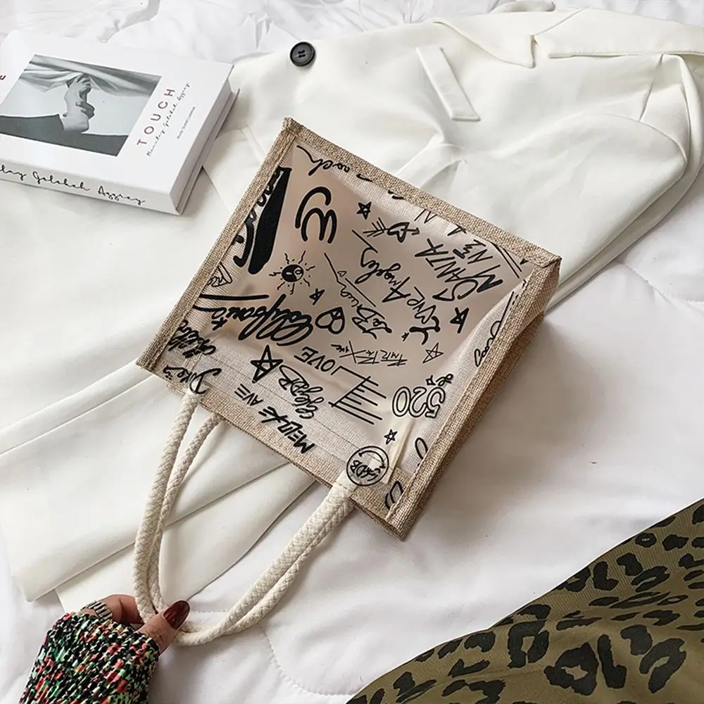 Женский прозрачный клатч с кристаллами граффити, Пляжная пластиковая Сумочка, Желейная женская сумка через плечо 
Женский прозрачный клатч с кристаллами граффити, Пляжная пластиковая Сумочка, Желейная женская сумка через плечо