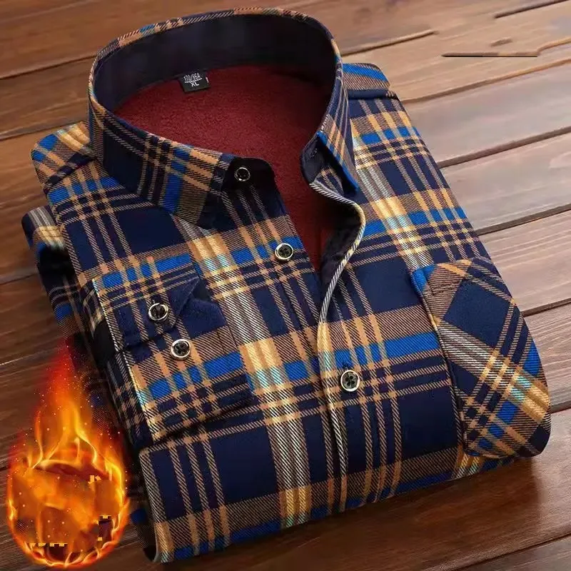 Men's Autumn Winter Turn-down Collar Solid Plaid Button Striped Pockets Long Sleeved Cardigan Coats Fashion Casual Formal Tops
Men's Autumn Winter Turn-down Collar Solid Plaid Button Striped Pockets Long Sleeved Cardigan Coats Fashion Casual Formal Tops