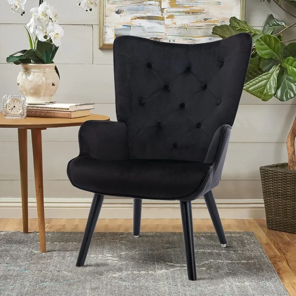 Living room chair, velvet upholstered chair, modern with armrests, solid wood legs, upholstered high backrest, free shipping
Living room chair, velvet upholstered chair, modern with armrests, solid wood legs, upholstered high backrest, free shipping