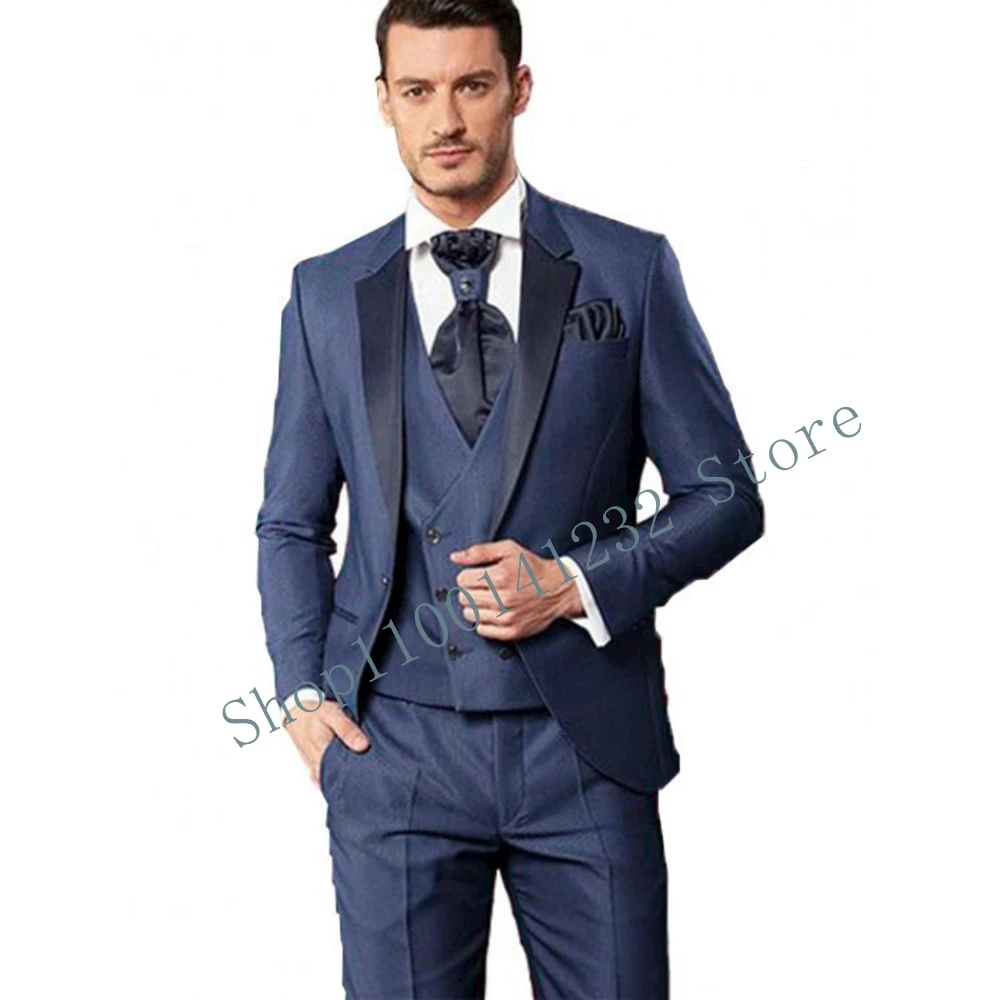 Индивидуальное изготовление 2023, тонкий облегающий костюм с отложным воротником, 3 предмета, Официальный деловой костюм шафера, свадебные смокинги, мужской костюм 
Индивидуальное изготовление 2023, тонкий облегающий костюм с отложным воротником, 3 предмета, Официальный деловой костюм шафера, свадебные смокинги, мужской костюм