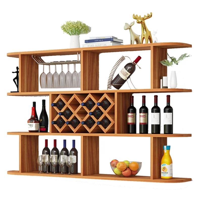 Small Single Wine Rack Self Assemble Hanging Wooden Wine Holder Mini Bar Suporte Para Garrafa De Vinho Living Room Decoration
Small Single Wine Rack Self Assemble Hanging Wooden Wine Holder Mini Bar Suporte Para Garrafa De Vinho Living Room Decoration