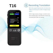 107 Language Translator T16 Smart VoiceTranslator Real-time Multi-Language Speech Interactive Offline Translator Business Travel
107 Language Translator T16 Smart VoiceTranslator Real-time Multi-Language Speech Interactive Offline Translator Business Travel