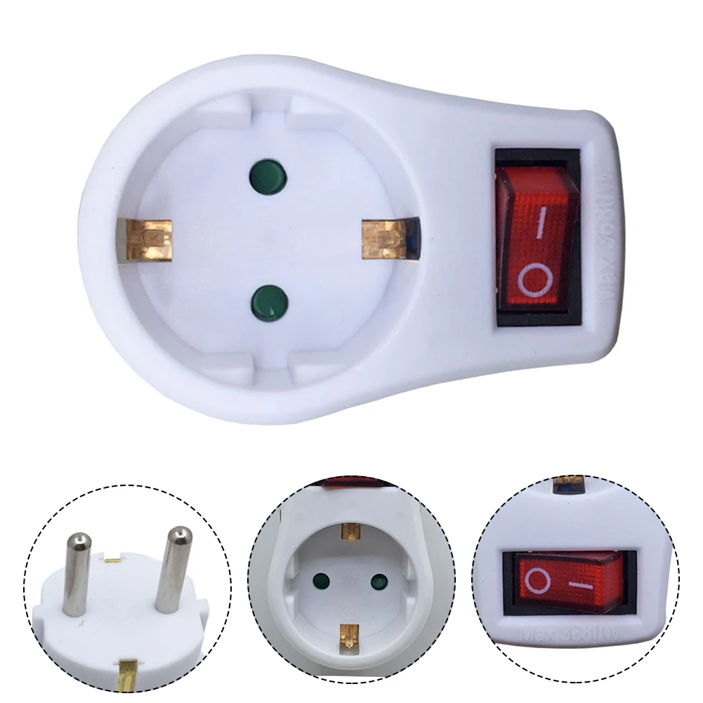 Socket Supplies Socket Outlet Conversion Plug European Type Flame Retardant PP Power Tool With Switch 250V 16A
Socket Supplies Socket Outlet Conversion Plug European Type Flame Retardant PP Power Tool With Switch 250V 16A