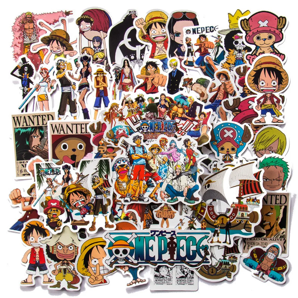 10/30/50pcs Anime One Piece Graffiti Stickers for Kid DIY Stationery Diary Fridge Car Waterproof Cute Luffy Zoro Cartoon Sticker
10/30/50pcs Anime One Piece Graffiti Stickers for Kid DIY Stationery Diary Fridge Car Waterproof Cute Luffy Zoro Cartoon Sticker