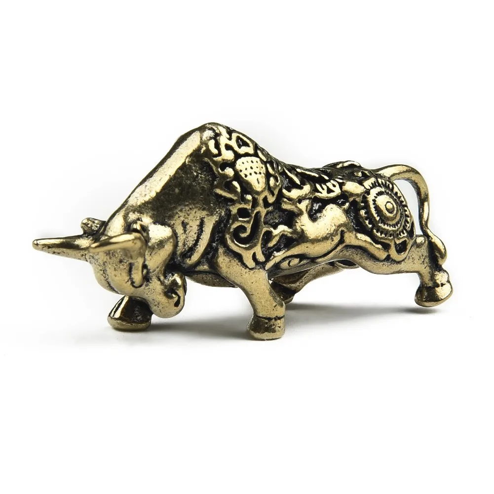 Vintage Crafts Figurines Miniatures Ornament Copper Zodiac Animal Bull Small Statue Decorations Home Office Desk Decor
Vintage Crafts Figurines Miniatures Ornament Copper Zodiac Animal Bull Small Statue Decorations Home Office Desk Decor