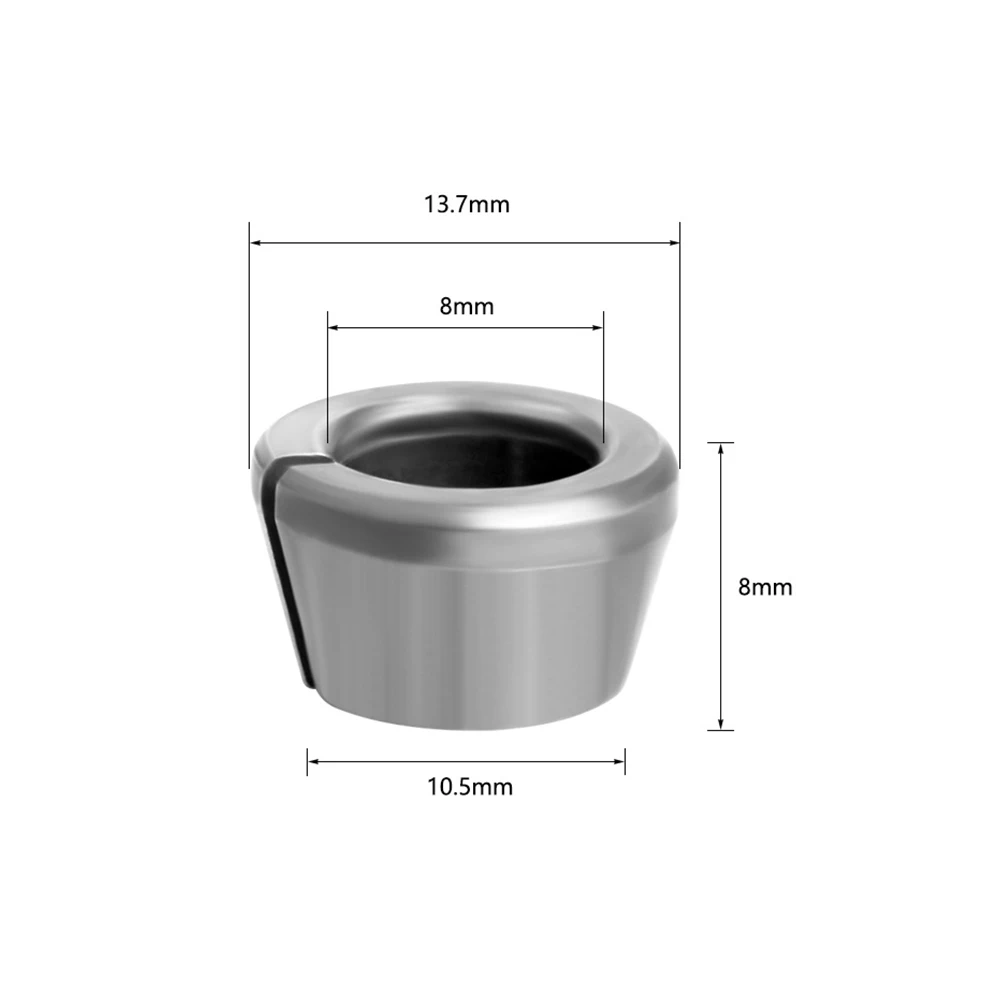 6 Piece Set Trimmer Collets Electric Router Suitable For Engraving Machine 10mm 6.35mm 6mm 8mm 9.5mm Accessories
6 Piece Set Trimmer Collets Electric Router Suitable For Engraving Machine 10mm 6.35mm 6mm 8mm 9.5mm Accessories
