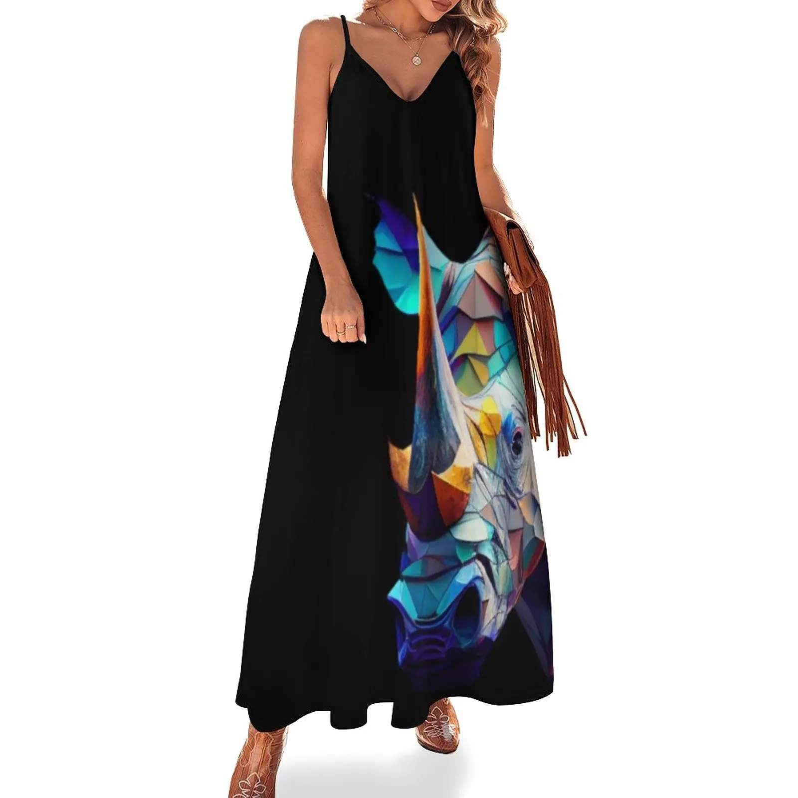 

Rhino - The Abstract Collection Sleeveless Dress beach dresses women's clothing summer 2024 novelties summer women's dress 2024