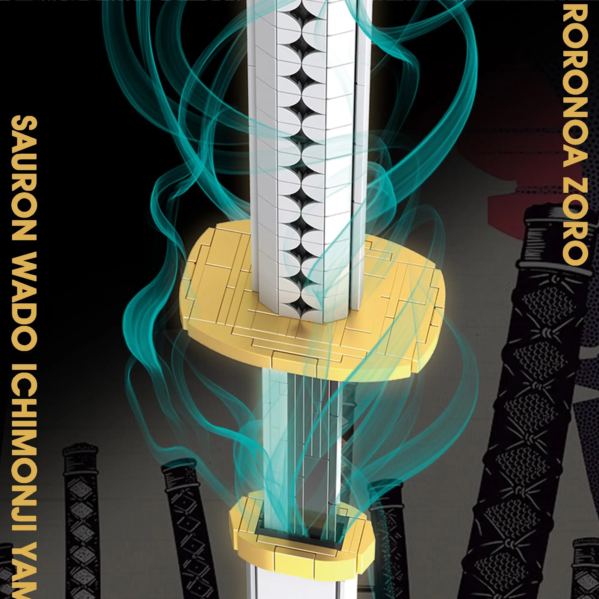 806PCS Cosplay Anime Swords Building Blocks Kit Ichimonji Yamato Sword Model Samurai Katana Toys for Aldult Luminous 806PCS Cosplay Anime Swords Building Blocks Kit Ichimonji Yamato Sword Model Samurai Katana Toys for Aldult Luminous