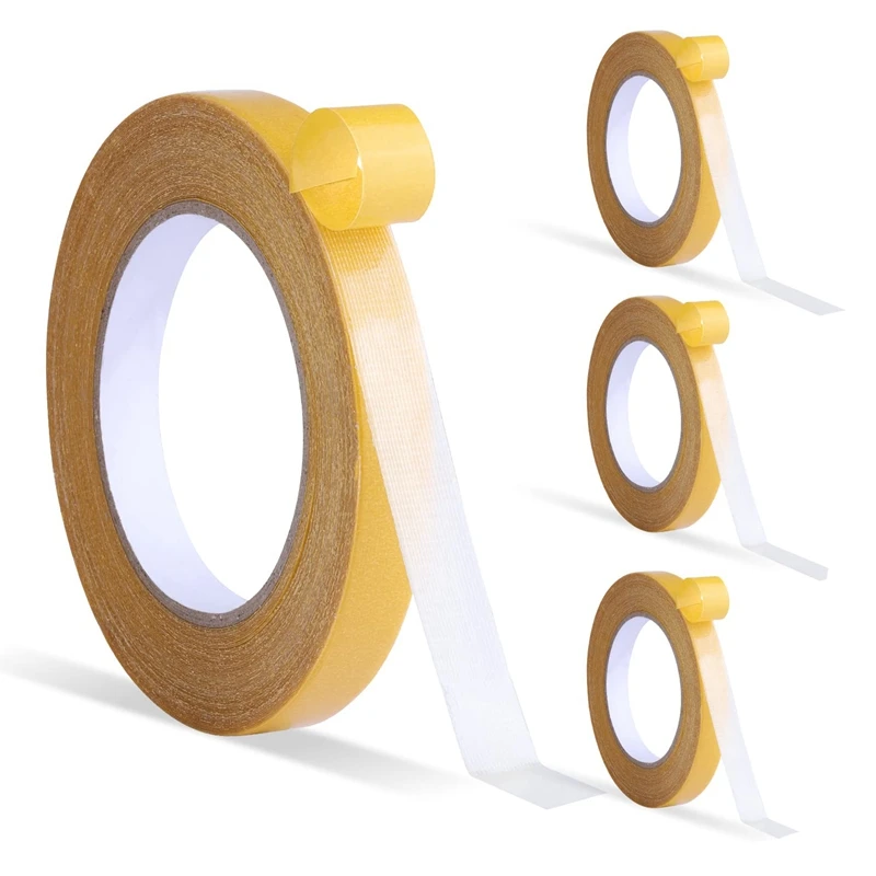 4Rolls Super Sticky Transparent Tape Fabric Tape High Viscosity Strong Wall Adhesive Double-Sided Tape
4Rolls Super Sticky Transparent Tape Fabric Tape High Viscosity Strong Wall Adhesive Double-Sided Tape