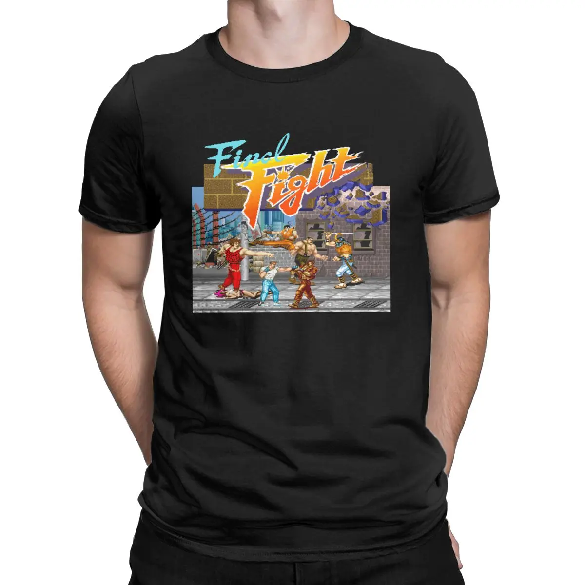 MetroCityon fire!100% Cotton pixe sprite retro gaming video games Tee Shirt Short Sleeve T Shirts Final Fight Clothing Gift Idea
MetroCityon fire!100% Cotton pixe sprite retro gaming video games Tee Shirt Short Sleeve T Shirts Final Fight Clothing Gift Idea