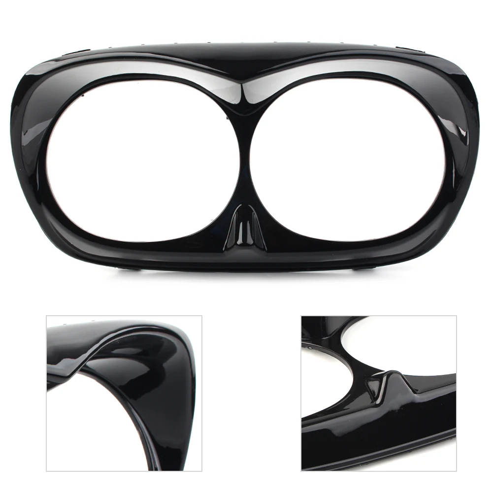 Black Motorcycle Headlight Bezel Scowl Outer Fairing Cover For Harley Davidson Touring Road Glide FLTR/ FLTRX 1998-2013
Black Motorcycle Headlight Bezel Scowl Outer Fairing Cover For Harley Davidson Touring Road Glide FLTR/ FLTRX 1998-2013