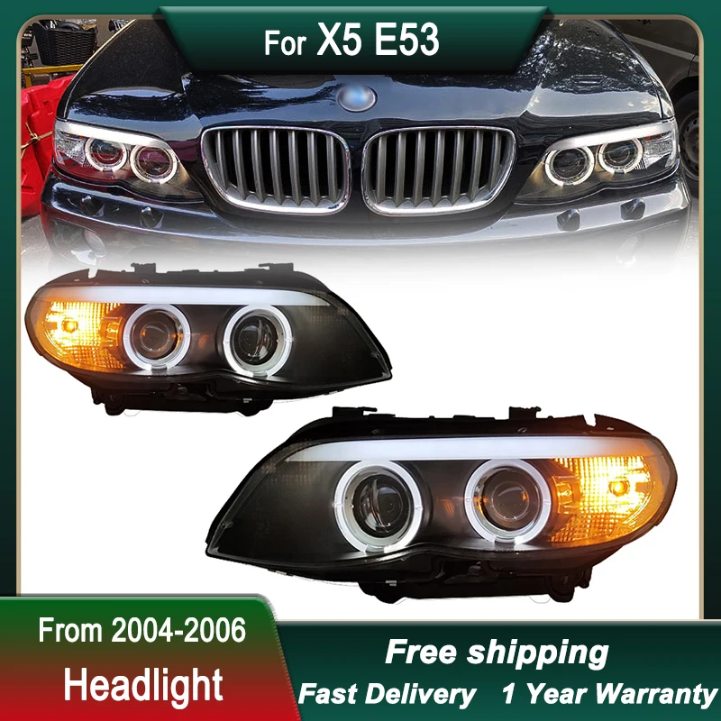 Car Headlight For BMW X5 E53 2004-2006 new style full LED Head Lamp DRL Head Lamp Front light Assembly
Car Headlight For BMW X5 E53 2004-2006 new style full LED Head Lamp DRL Head Lamp Front light Assembly