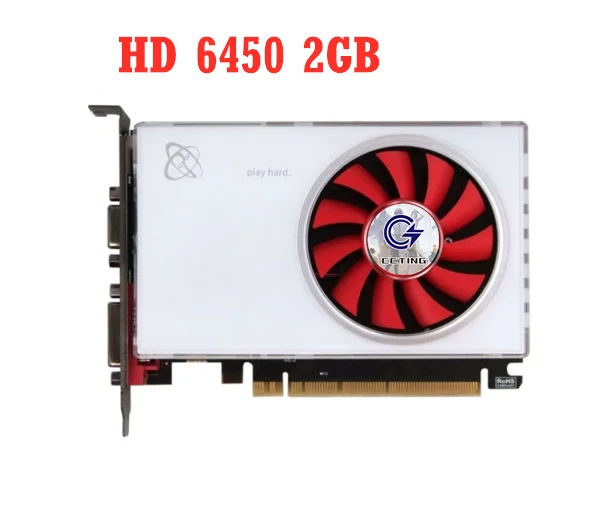 

C CCTING Video Cards HD6450 2GB GDDR3 AMD Graphics Card GPU Radeon HD 6450 Office Computer For AMD Card Map HDMI for XFX