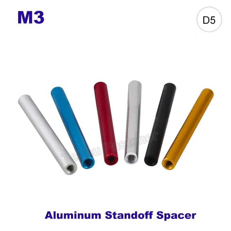 5Pcs M3 Round Aluminum Profile Standoff Spacer Stud Fasteners Long Nut Riveter Screw Threaded Insert Hollow Pillars DIY
5Pcs M3 Round Aluminum Profile Standoff Spacer Stud Fasteners Long Nut Riveter Screw Threaded Insert Hollow Pillars DIY