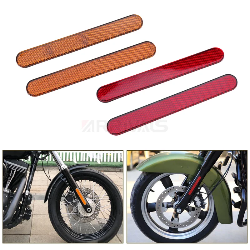 

Motorcycle Reflector Lower Sticker Saddlebag Latch Cover Decals For Harley Dyna Softail Sportster XL Fatboy Touring