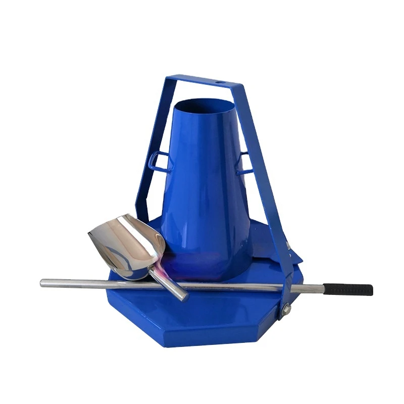 Peralatan Uji Kerucut Slempang Beton Baja Tahan Karat dengan Sendok (Punching Press)
Peralatan Uji Kerucut Slempang Beton Baja Tahan Karat dengan Sendok (Punching Press)