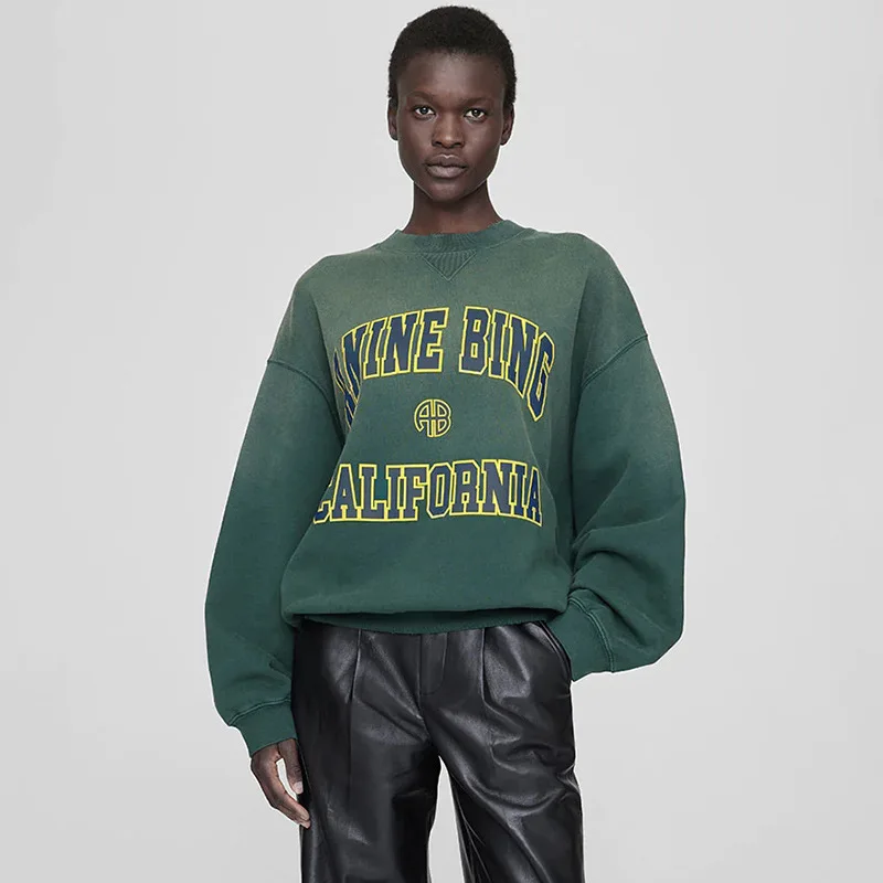Spring Hoodies Top AB Classic Letter Printed BING Printing Dyeing Wash Youthful Woman Clothes Sweatshirts
Spring Hoodies Top AB Classic Letter Printed BING Printing Dyeing Wash Youthful Woman Clothes Sweatshirts