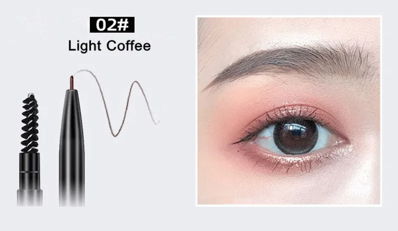 KCKC COLOR Eyebrow Pencil Brow Enhancer Pen Double Fine Head and Brush Long Lasting Eye Brow Definer Cosmetics Easy to Wear 13 S88a792386d9543cab54462f8d1e9eb97b