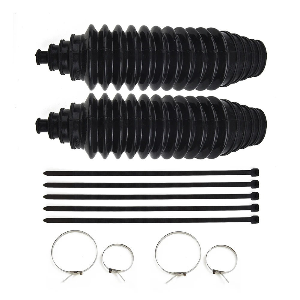Accessories New Gaiter Pinion Boot Cover Practical Set Steering +Cable Ties Universal +Clamps 9.06\"x2.36\" Black
Accessories New Gaiter Pinion Boot Cover Practical Set Steering +Cable Ties Universal +Clamps 9.06\"x2.36\" Black