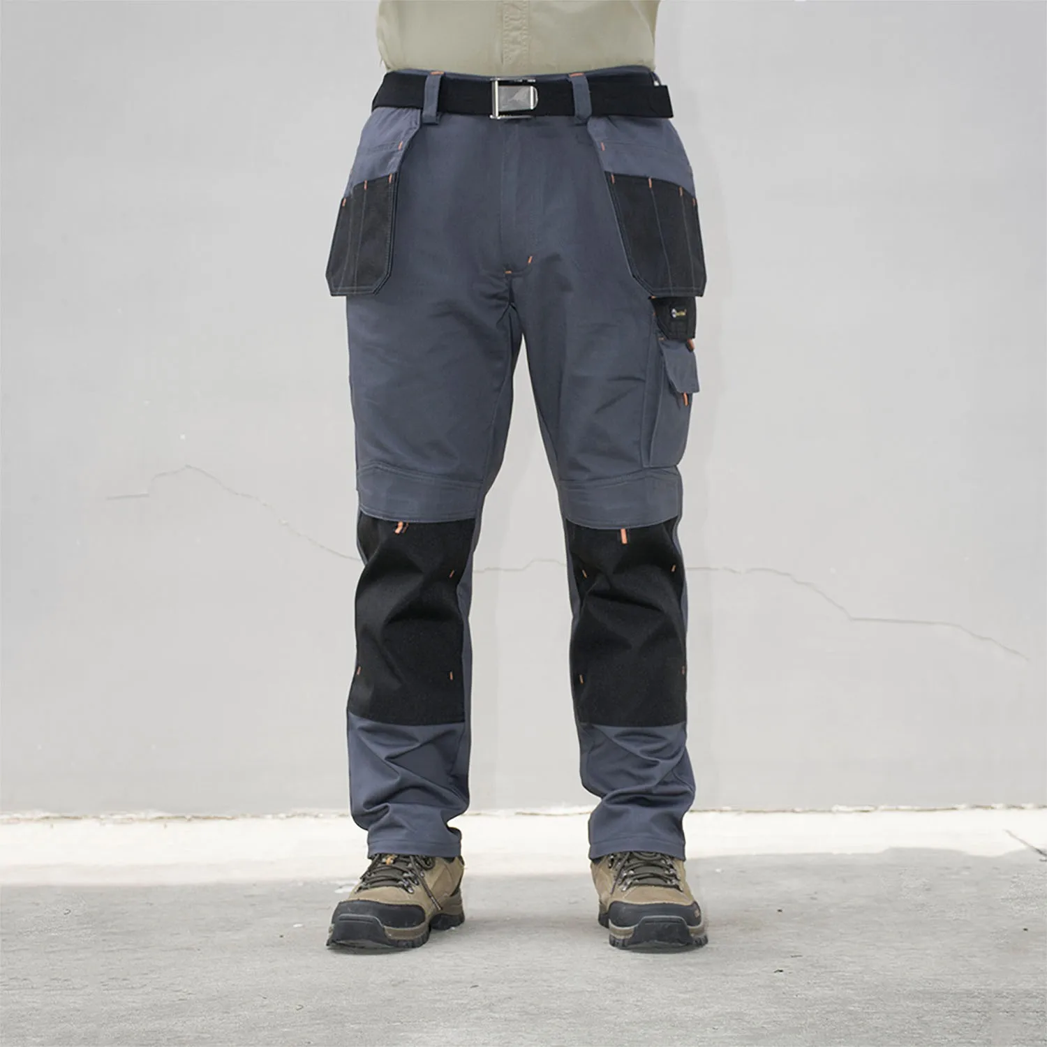 

Брюки-карго мужские тактические, повседневные износостойкие рабочие штаны с несколькими карманами, подвесная сумка для технических работников, спецодежда