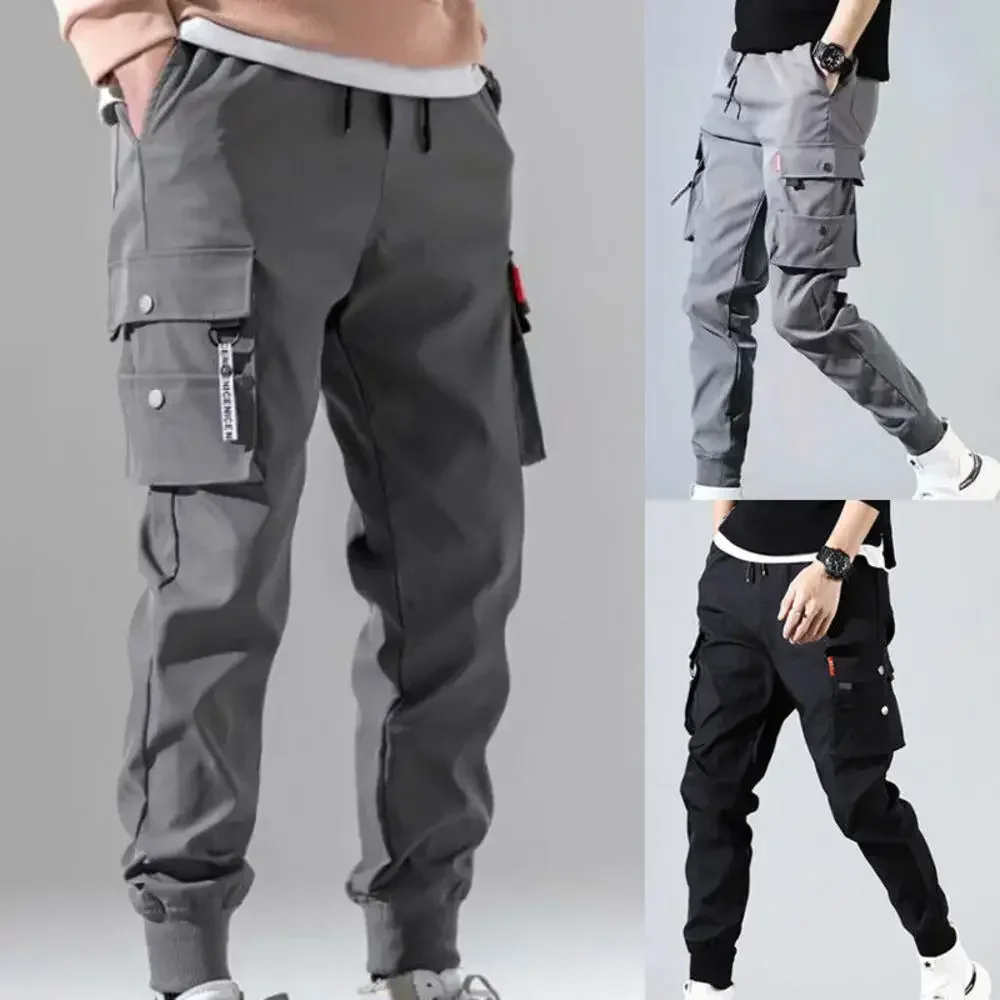 

Mens Cargo Training Men Work Combat Hiking Pant Joggers Clothing Multi-pockets Trousers Casual Tactical Overalls Pants