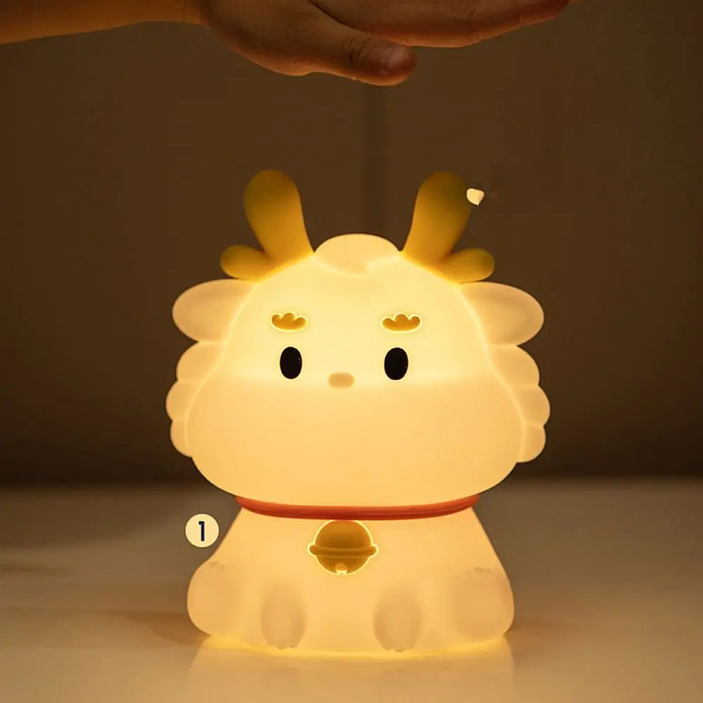 Touch Sensor Dragon Silicone Night Light Eye Protection USB Charging Patting Night Lamp Colorful Soft Light
Touch Sensor Dragon Silicone Night Light Eye Protection USB Charging Patting Night Lamp Colorful Soft Light