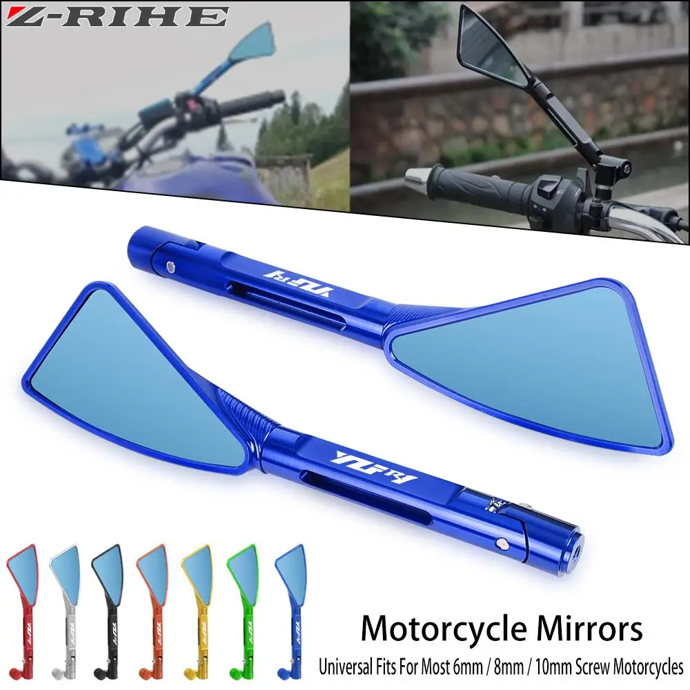 

Universal Motorcycle Aluminum Rearview Side Mirrors 8mm 10mm For YAMAHA YZFR1 1998 1999-2020 YZF R1 R3 R6 YZFR3 YZFR6 All Years