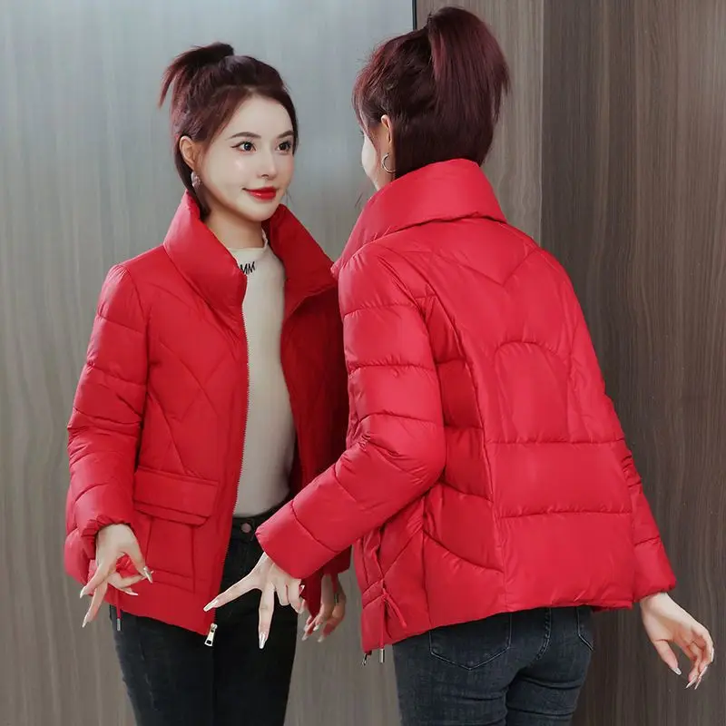 Korean Women Loose Parkas Winter Thicken Hooded Cotton Padded Coat Snow Wear Warm Stand Collar Slim Casual New Chaqueta A29
Korean Women Loose Parkas Winter Thicken Hooded Cotton Padded Coat Snow Wear Warm Stand Collar Slim Casual New Chaqueta A29