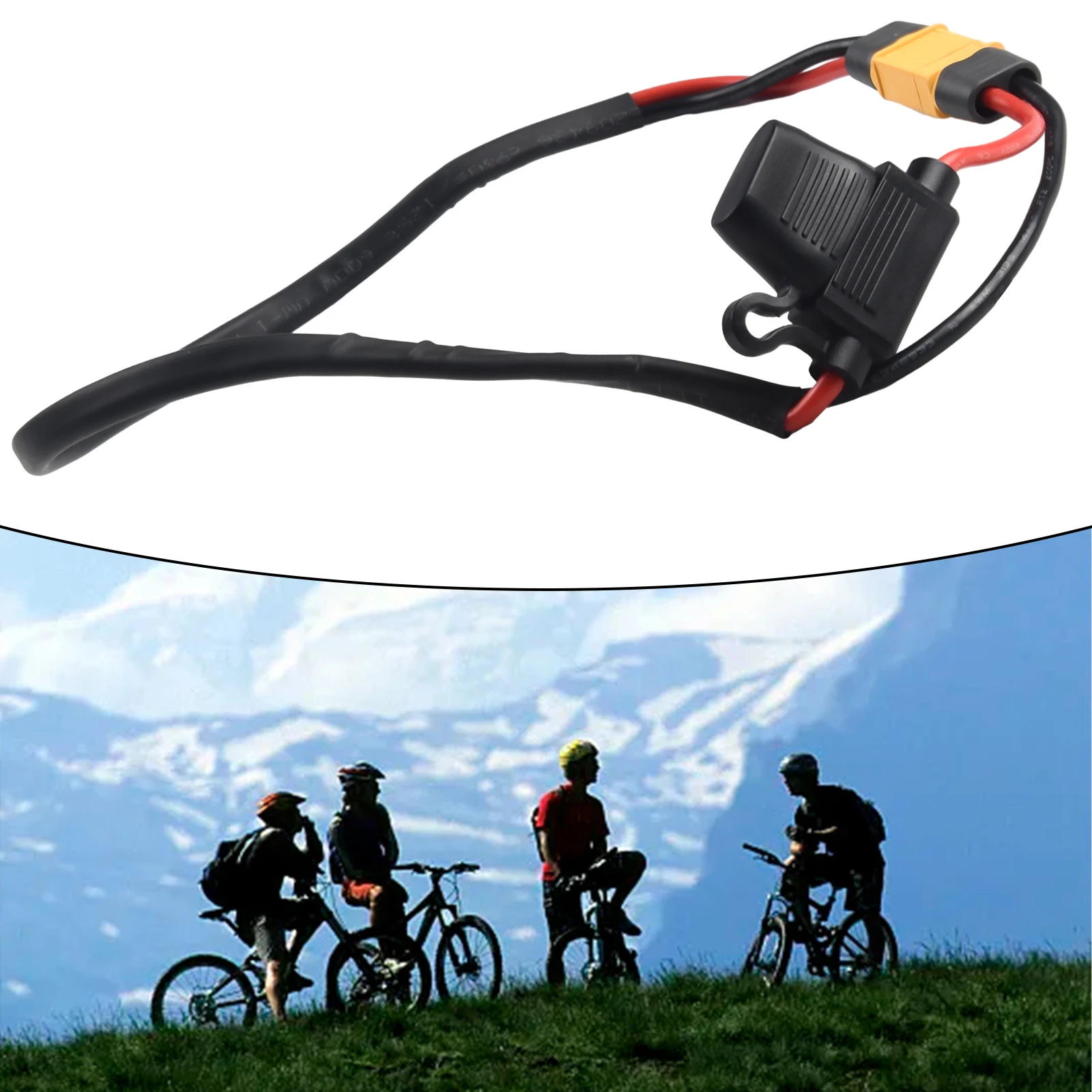 Lithium Battery Controller Fuse Power Cord High Temperature Resistant 14AWG Wire Waterproof Fuse Cover Electric Bike Accessories
Lithium Battery Controller Fuse Power Cord High Temperature Resistant 14AWG Wire Waterproof Fuse Cover Electric Bike Accessories