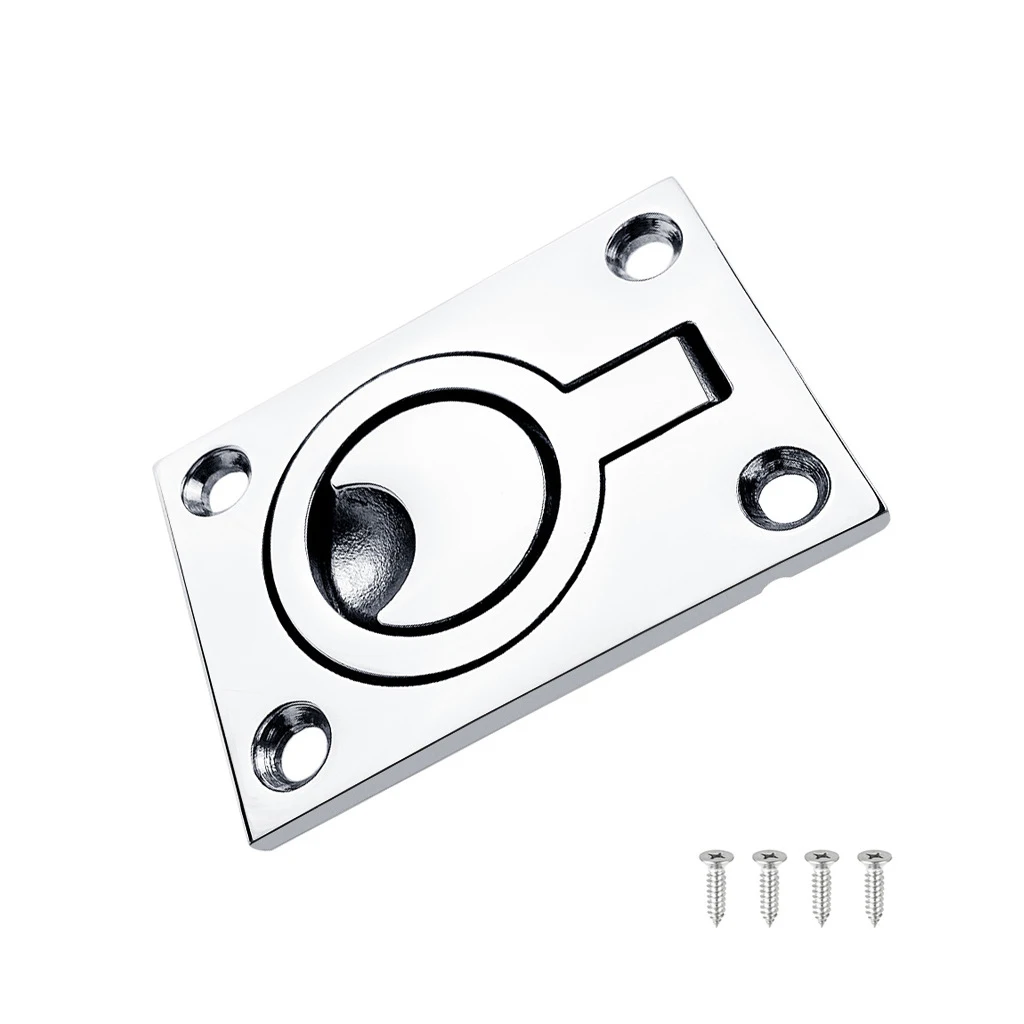62*44mm Stainless Steel 316 Marine Boat Deck Hatch Flush Pull Lift Handle Ring Door Knobs Pull Ring Hardware Accessories
62*44mm Stainless Steel 316 Marine Boat Deck Hatch Flush Pull Lift Handle Ring Door Knobs Pull Ring Hardware Accessories