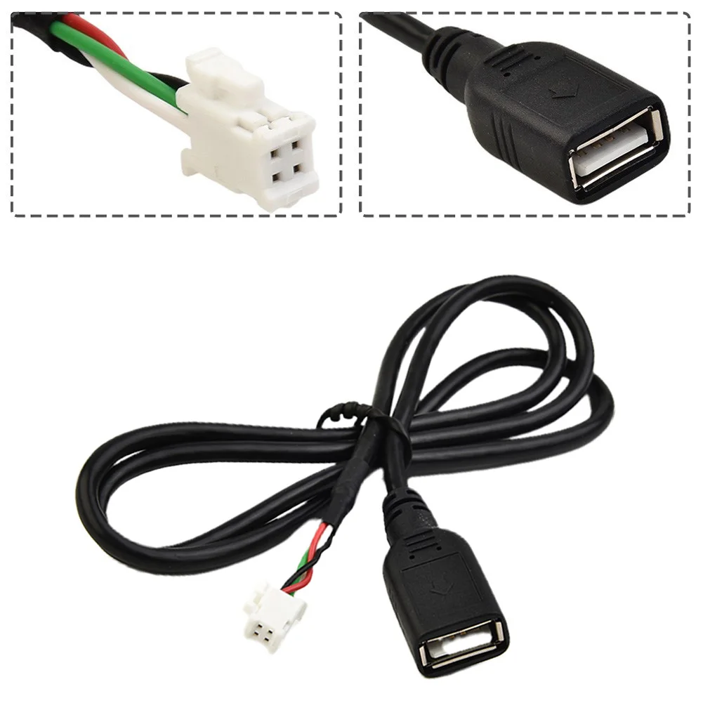 1x For-Android Car Stereo 4-PIN Connector USB Extension Cable Adapter Brand New And High Quality Car Electronics Accessories
1x For-Android Car Stereo 4-PIN Connector USB Extension Cable Adapter Brand New And High Quality Car Electronics Accessories