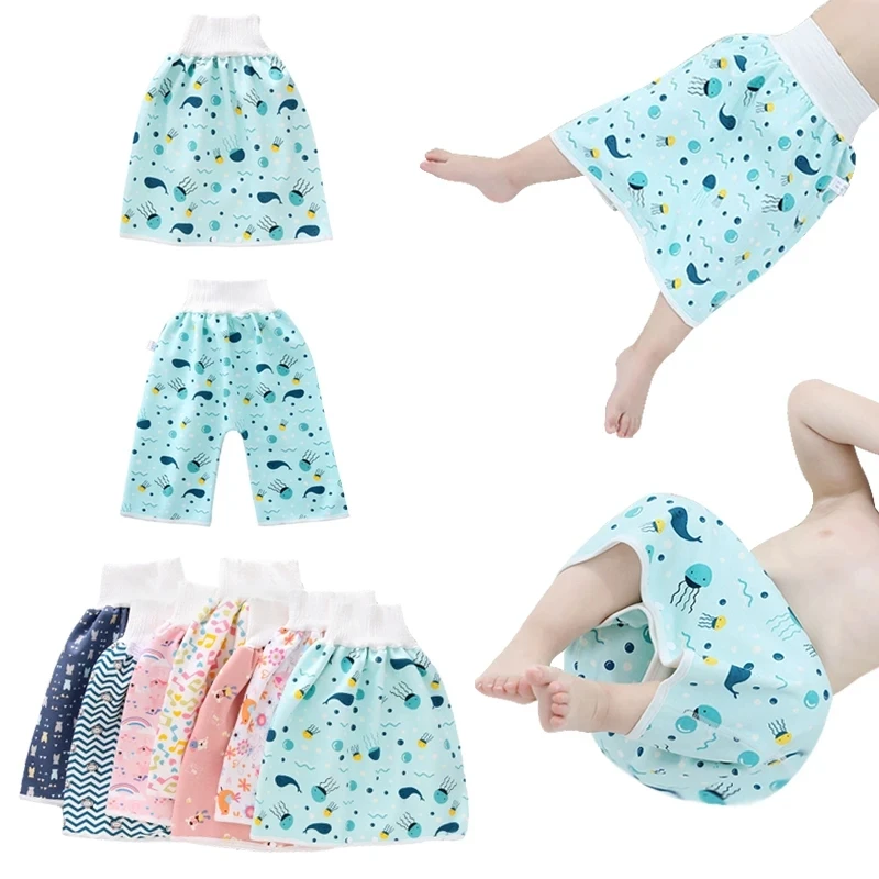 

Waterproof Baby Diaper Skirt Cotton Infant Leak-proof Urine Training Pants Kids Prevent Leakage Mat Diaper Baby Nappy Sleeping