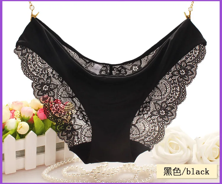 Seamless Low-Rise Women's Sexy Lace Lady Panties Seamless Cotton Breathable Panty Hollow Splicing Briefs Girls' Underwear
Seamless Low-Rise Women's Sexy Lace Lady Panties Seamless Cotton Breathable Panty Hollow Splicing Briefs Girls' Underwear