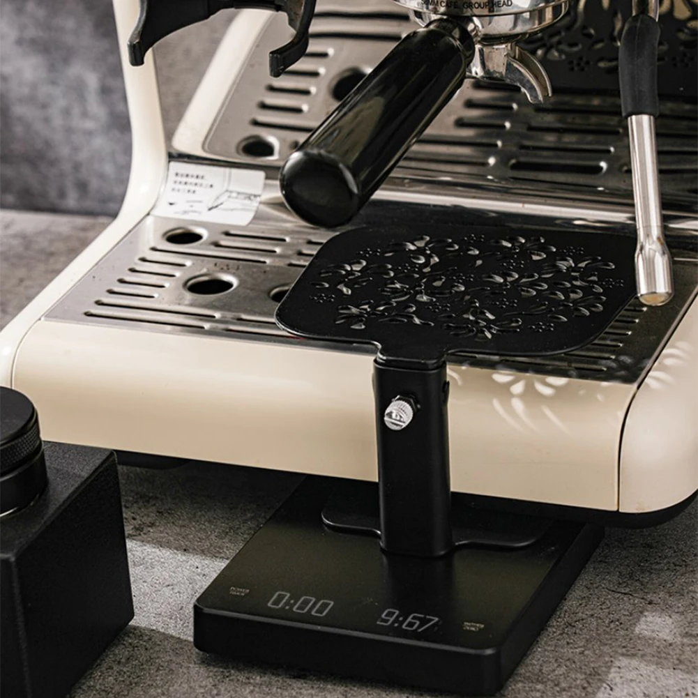 Durable Coffee Shop Coffee Weighing Rack Scale Rack 13x10cm Adjustable Black Carbon Steel Corrosion Resistance
Durable Coffee Shop Coffee Weighing Rack Scale Rack 13x10cm Adjustable Black Carbon Steel Corrosion Resistance