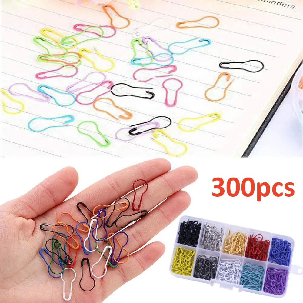 300pcs Safety Pins Metal Gourd Clips Pins Crochet Locking Knitting Cross Stitch Marker Tag Diy Dressmaking Sewing Accessories
300pcs Safety Pins Metal Gourd Clips Pins Crochet Locking Knitting Cross Stitch Marker Tag Diy Dressmaking Sewing Accessories