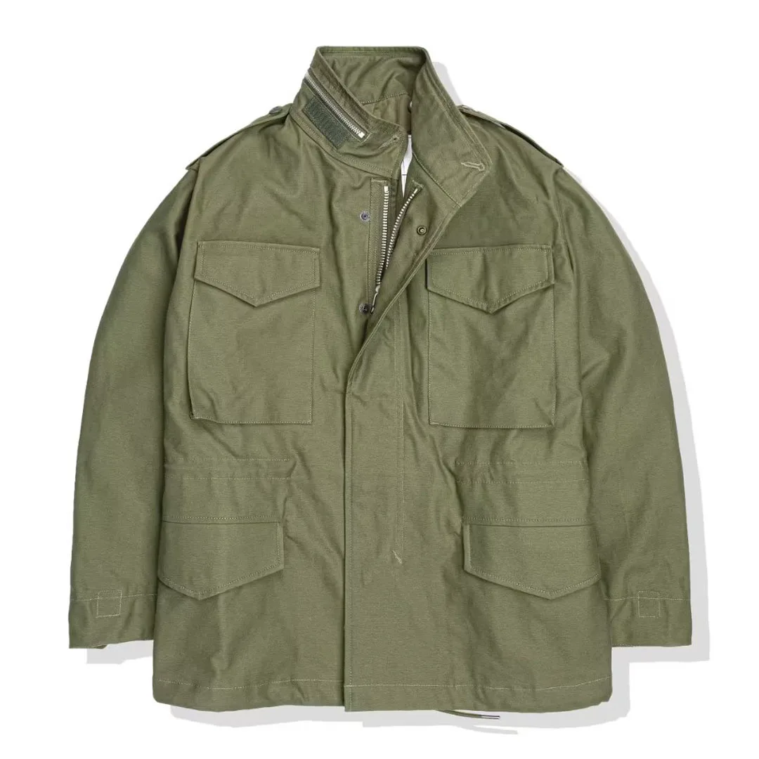 

Куртка-карго M65 в американском винтажном стиле, тактическая Свободная куртка средней длины в стиле милитари, верхняя одежда на молнии с карманами, весна-осень