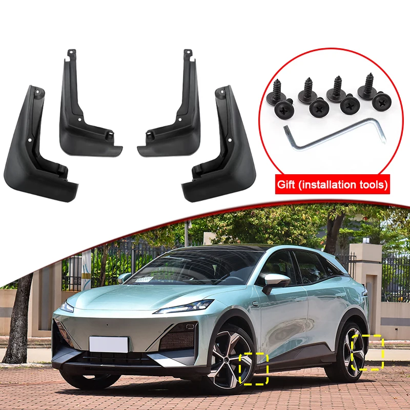 

Car Styling For Changan Deepal S07 S7 2023 2024 ABS Car Mud Flaps Splash Guard Mudguards MudFlaps Front Rear Fender Accessories