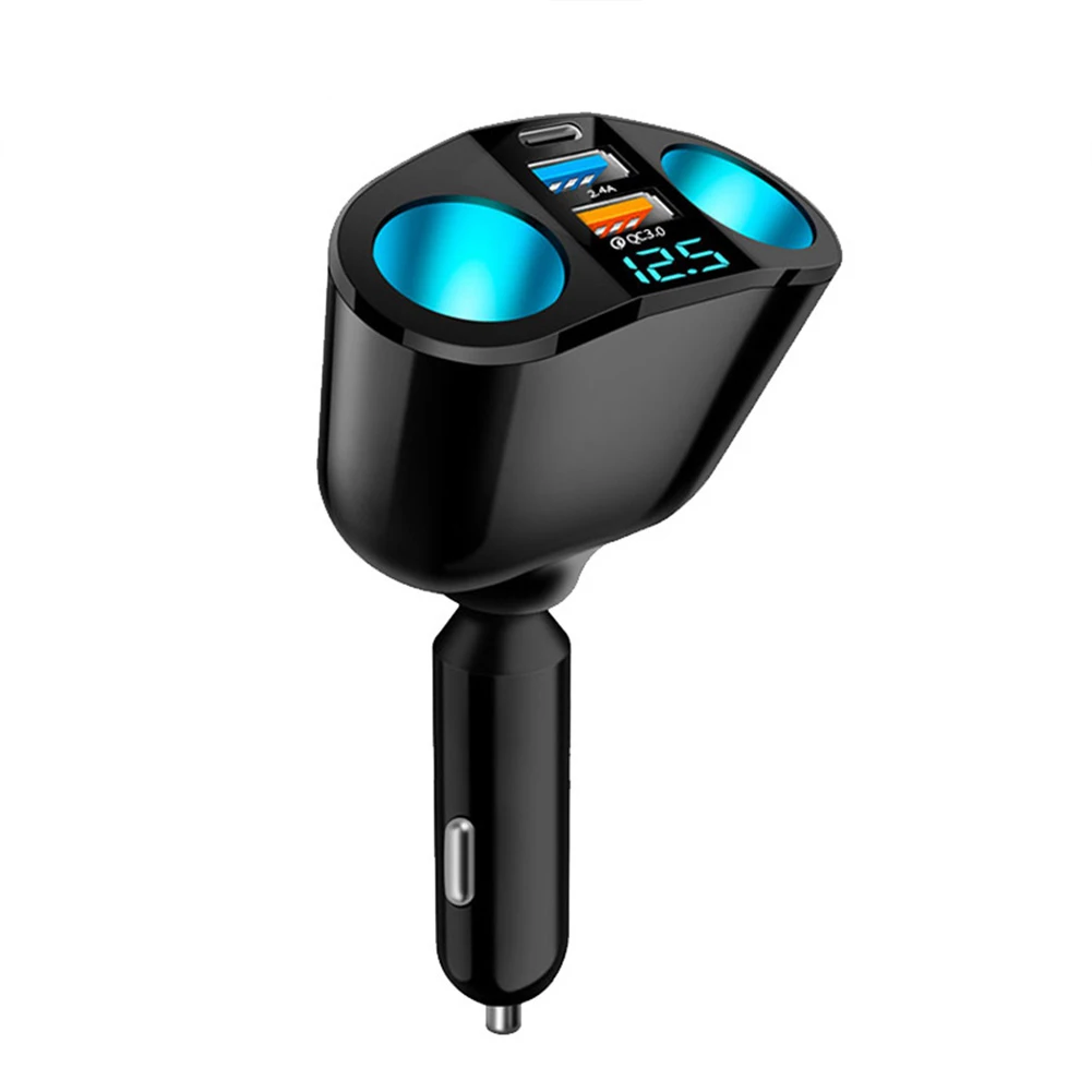 QC3.0 Car Charger 12V / 24V Dual USB Power Adapter Car Cigar Lighter Socket Type-C + QC3.0 + 2.4A Blue LEDs Digital Display 120W
QC3.0 Car Charger 12V / 24V Dual USB Power Adapter Car Cigar Lighter Socket Type-C + QC3.0 + 2.4A Blue LEDs Digital Display 120W