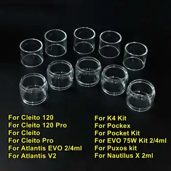 Replacement Glass For Cleito /120 /Pro /K4 /Atlantis EVO 75W /Atlantis V2 /Puxos /Pockex /Pocket Glass Tube Watercolor Glassware