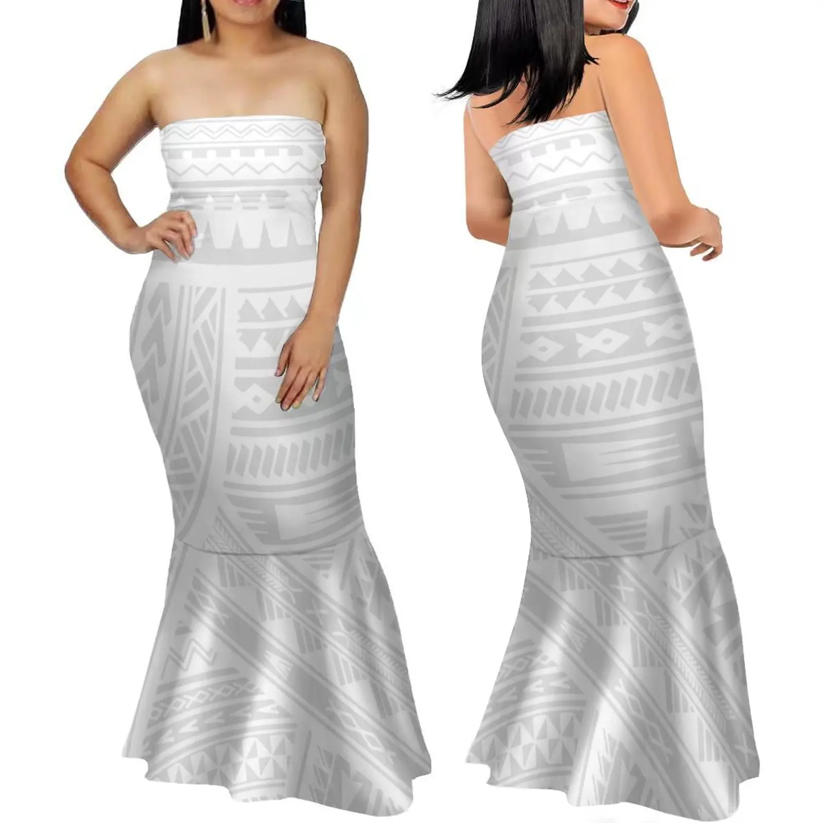mother day Polynesian Tribal Design Elegant White Fishtail Dresses Hawaii 8XL Mermaid Dress
mother day Polynesian Tribal Design Elegant White Fishtail Dresses Hawaii 8XL Mermaid Dress