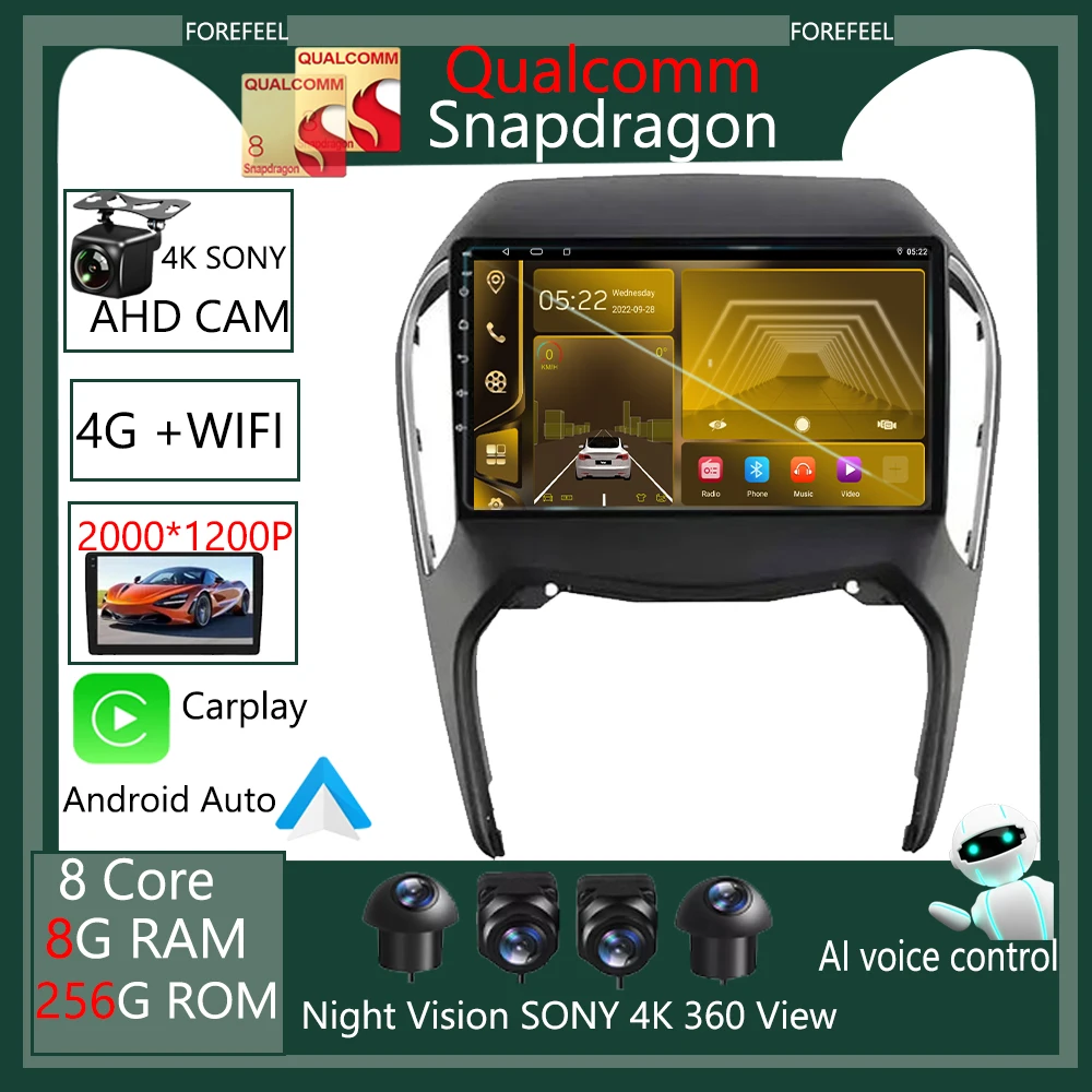 Sony Cam QLED IPS Screen Android For Chery Arrizo 5 2010 - 2022 Multimedia Wireless Carplay Navigation Car Radio
Sony Cam QLED IPS Screen Android For Chery Arrizo 5 2010 - 2022 Multimedia Wireless Carplay Navigation Car Radio