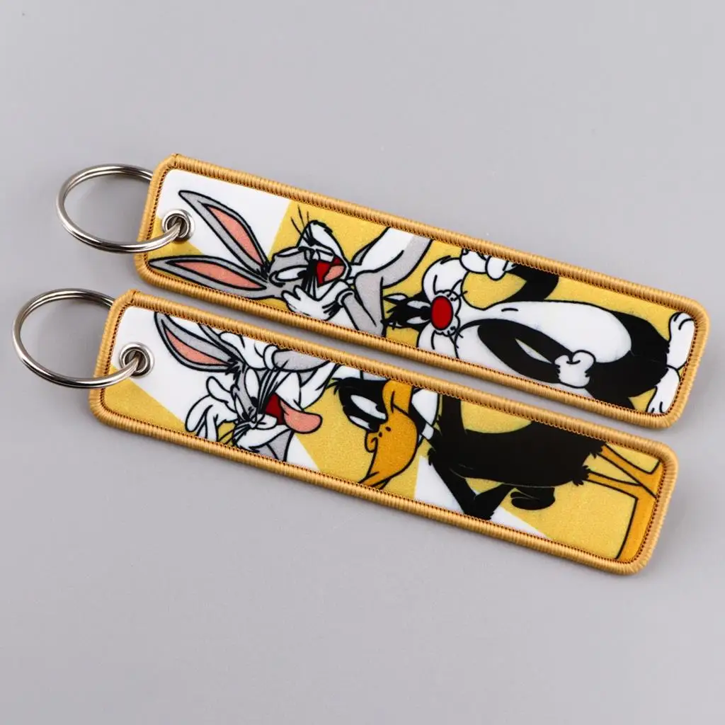 

Black Duck Original Keychains for Men Cartoon Accessories Keychain for Car Keys Keyring Women Fashion Jewelry Gifts 1pcs