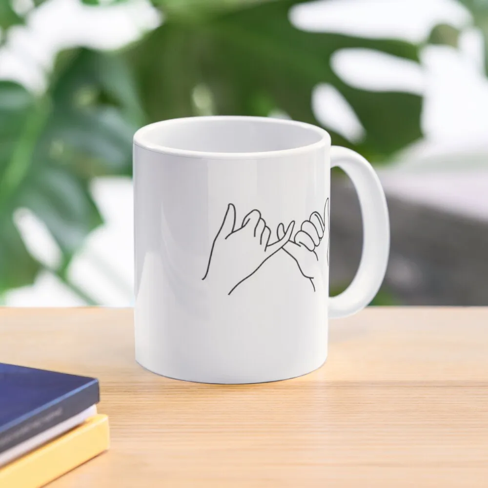 

Customizable pinky promise Coffee Mug Glass Cups Thermal Coffe Cups Customizable Cups Mug