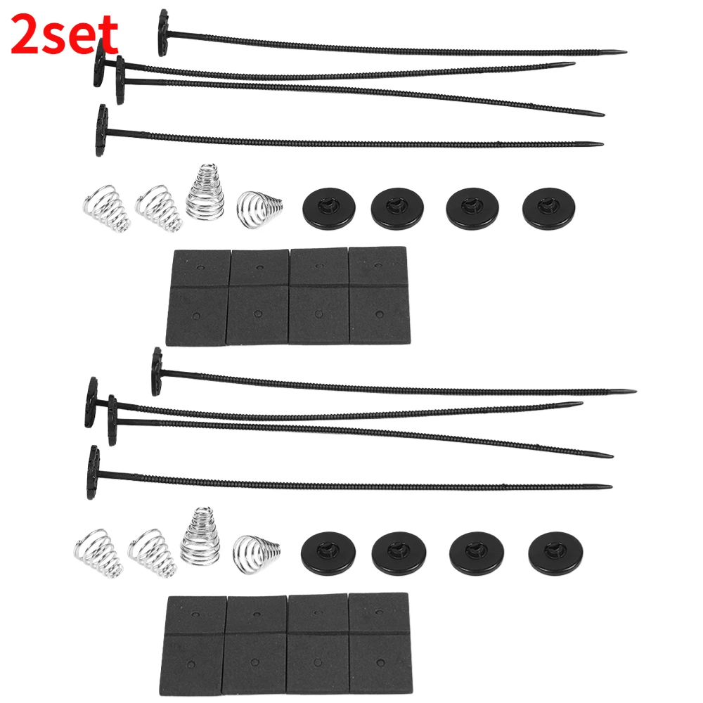 

2 шт./комплект, универсальные резиновые прокладки для вентилятора радиатора 8 Х9 дюймов