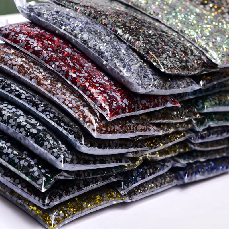 

2880pcs/bulk 6.4-6.4mm Ss30 Wholesale High Quality Better Dmc Hotfix 41 Colors Crystal Glass Strass For Garmen