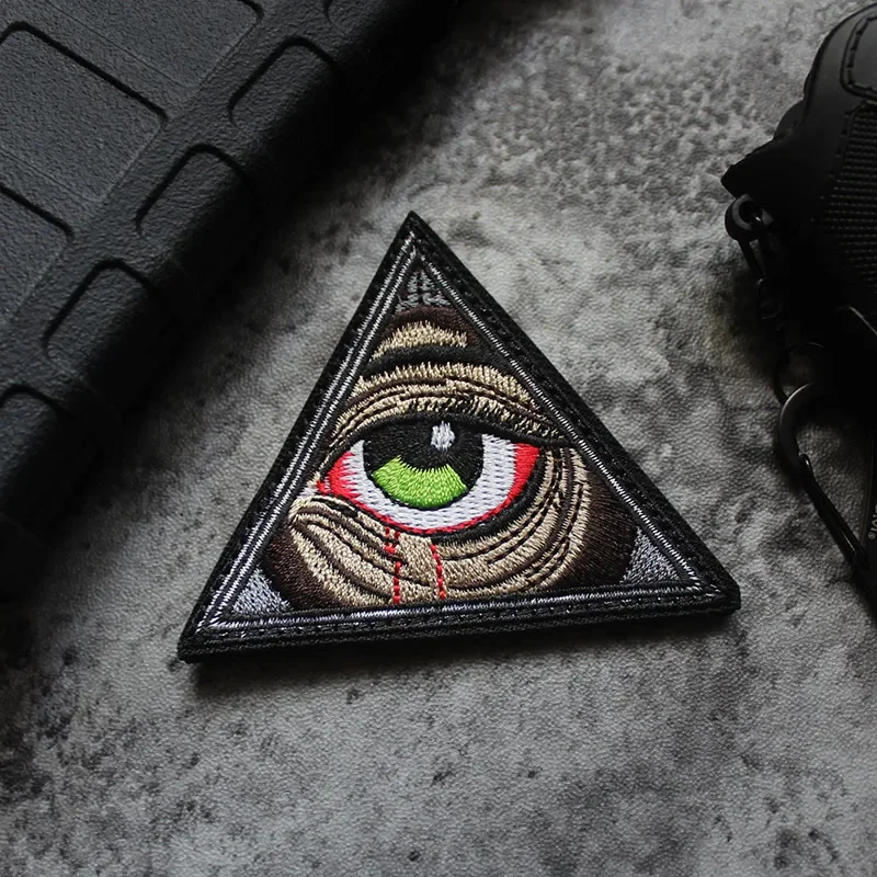 God's Eye Embroidery Patch Triangle All Seeing Eye Applique for Clothes Military Armband DIY Tactical Morale Badges on Backpack
God's Eye Embroidery Patch Triangle All Seeing Eye Applique for Clothes Military Armband DIY Tactical Morale Badges on Backpack