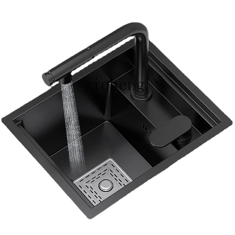 XL Handmade Small Water Channel Single Sink 304 Stainless Steel Vegetable Washing Basin Undercounter Pool Scullery
XL Handmade Small Water Channel Single Sink 304 Stainless Steel Vegetable Washing Basin Undercounter Pool Scullery