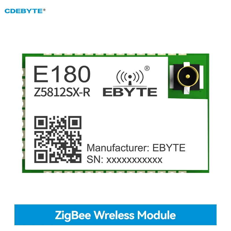 Zigbee 3,0 модуль TLSR8258 CDEBYTE E180-Z5812SX-R IPEX интерфейс 12 дБм SMD беспроводной модуль 500m маршрутизатор для умного дома
Zigbee 3,0 модуль TLSR8258 CDEBYTE E180-Z5812SX-R IPEX интерфейс 12 дБм SMD беспроводной модуль 500m маршрутизатор для умного дома