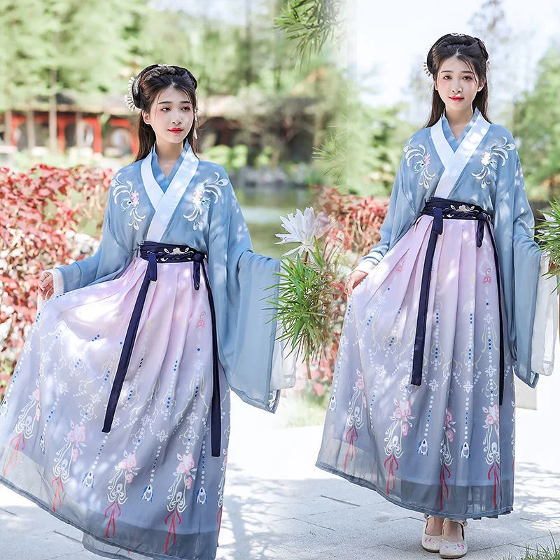 Chinese Style Women Hanfu Traditional Dance Costume Gradient Purple Tang Suit Oriental Fairy Dresses Outfit Spring And Summer
Chinese Style Women Hanfu Traditional Dance Costume Gradient Purple Tang Suit Oriental Fairy Dresses Outfit Spring And Summer