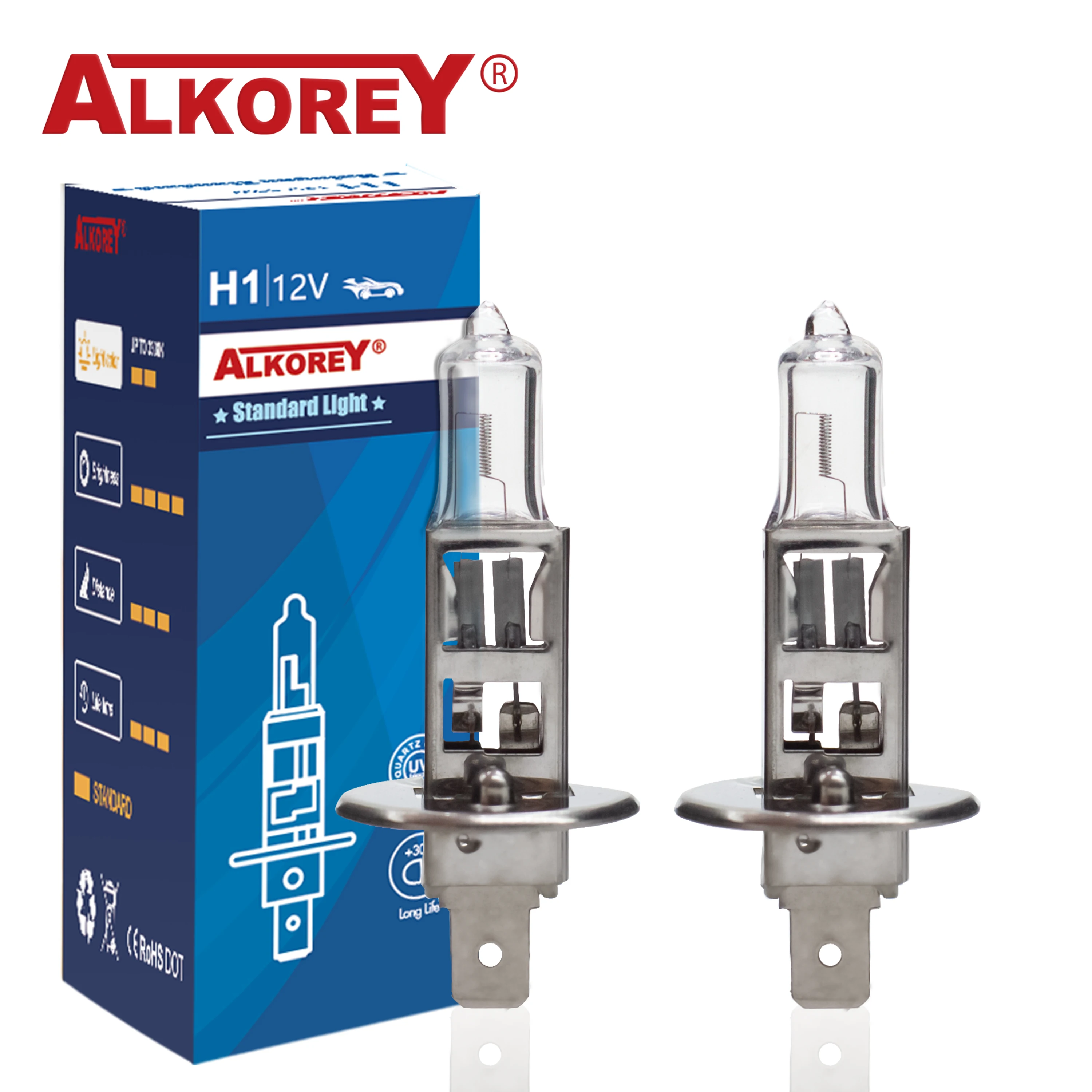 Alkorey 2PCS H1 12V 55W Clear Auto Headlight Bulbs Warm White 3350K Car Halogen Lamps
Alkorey 2PCS H1 12V 55W Clear Auto Headlight Bulbs Warm White 3350K Car Halogen Lamps